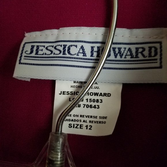 Jessica Howard Two Pc Skirt Suit Size 12 - Picture 4 of 4